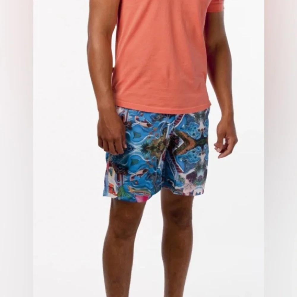 Tabs Swim Trunks Bermuda Shorts Graham Foster 2.0 Limited Ed Men's Size 32